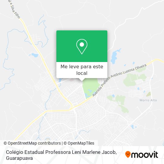 Colégio Estadual Professora Leni Marlene Jacob mapa