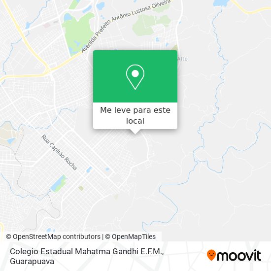Colegio Estadual Mahatma Gandhi E.F.M. mapa