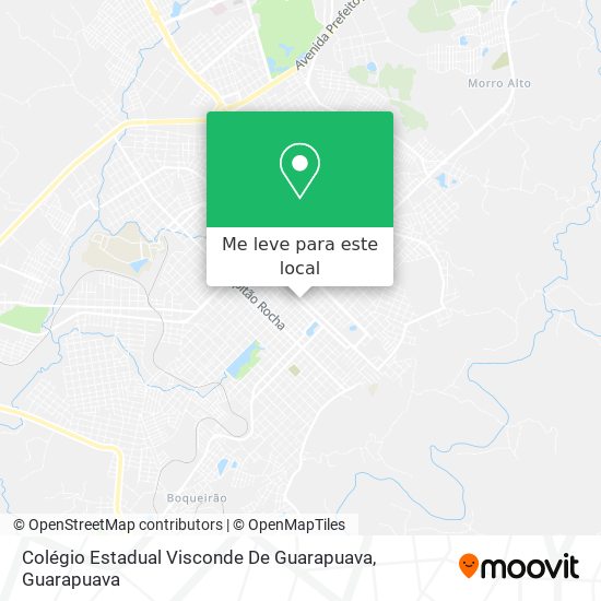 Colégio Estadual Visconde De Guarapuava mapa