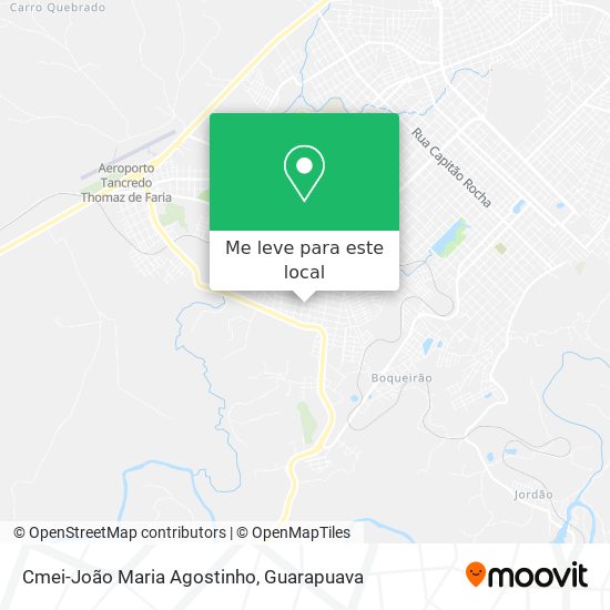 Cmei-João Maria Agostinho mapa