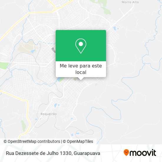 Rua Dezessete de Julho 1330 mapa