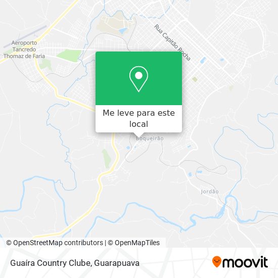 Guaíra Country Clube mapa