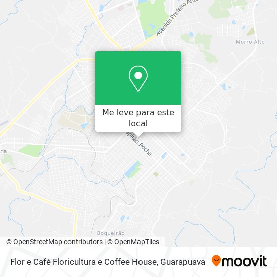 Flor e Café Floricultura e Coffee House mapa