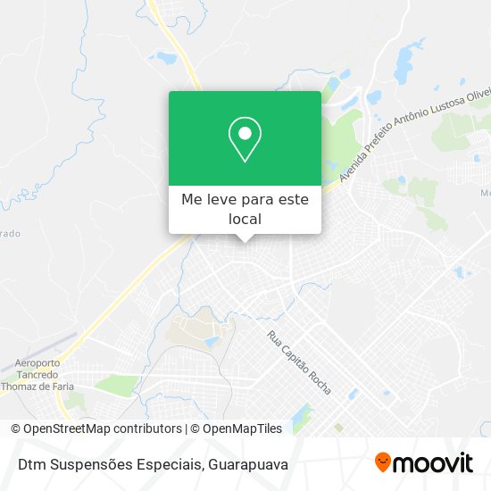 Dtm Suspensões Especiais mapa