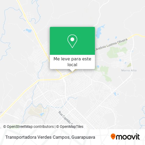 Transportadora Verdes Campos mapa