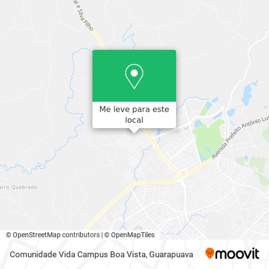 Comunidade Vida Campus Boa Vista mapa