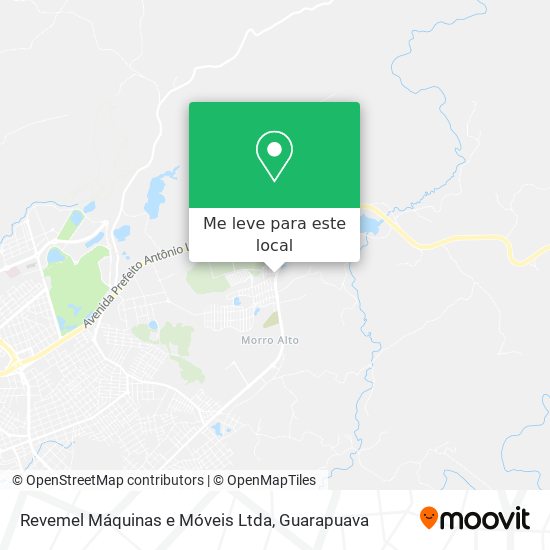 Revemel Máquinas e Móveis Ltda mapa