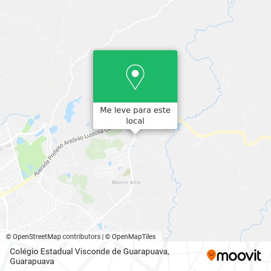 Colégio Estadual Visconde de Guarapuava mapa