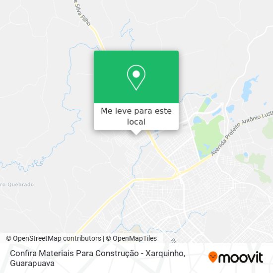 Confira Materiais Para Construção - Xarquinho mapa