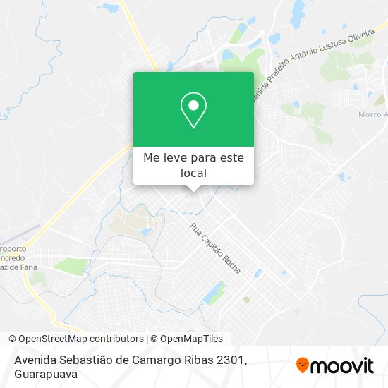 Avenida Sebastião de Camargo Ribas 2301 mapa