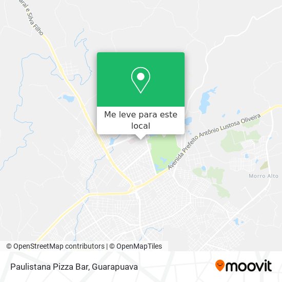 Paulistana Pizza Bar mapa