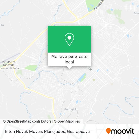 Elton Novak Moveis Planejados mapa