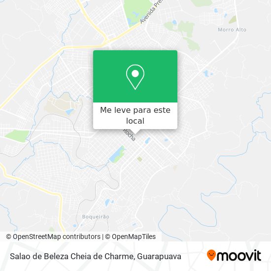 Salao de Beleza Cheia de Charme mapa