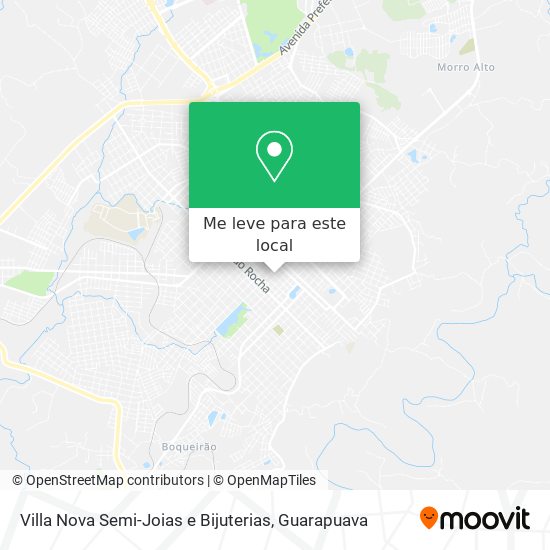 Villa Nova Semi-Joias e Bijuterias mapa