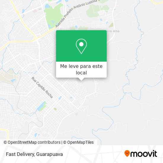 Fast Delivery mapa