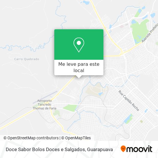 Doce Sabor Bolos Doces e Salgados mapa