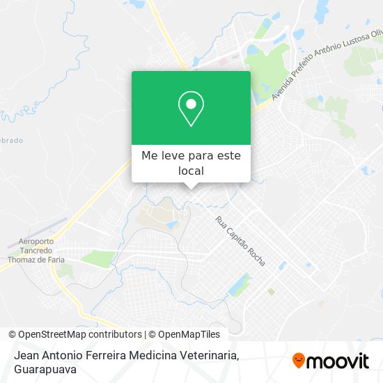 Jean Antonio Ferreira Medicina Veterinaria mapa