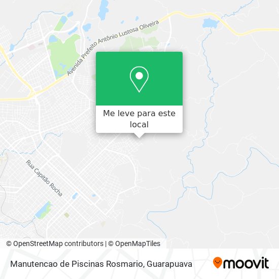 Manutencao de Piscinas Rosmario mapa