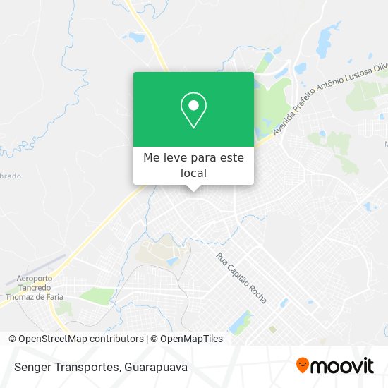 Senger Transportes mapa