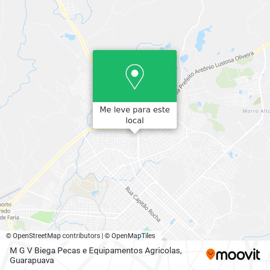 M G V Biega Pecas e Equipamentos Agricolas mapa