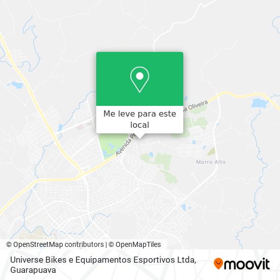 Universe Bikes e Equipamentos Esportivos Ltda mapa