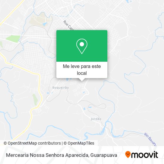 Mercearia Nossa Senhora Aparecida mapa