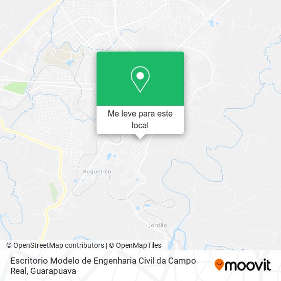 Escritorio Modelo de Engenharia Civil da Campo Real mapa