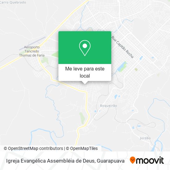 Igreja Evangélica Assembléia de Deus mapa