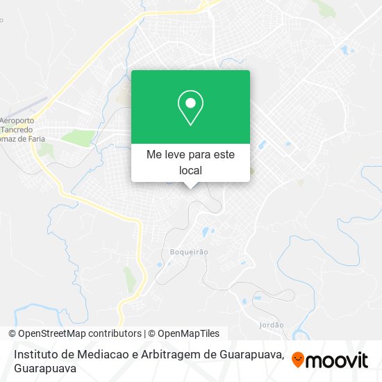 Instituto de Mediacao e Arbitragem de Guarapuava mapa
