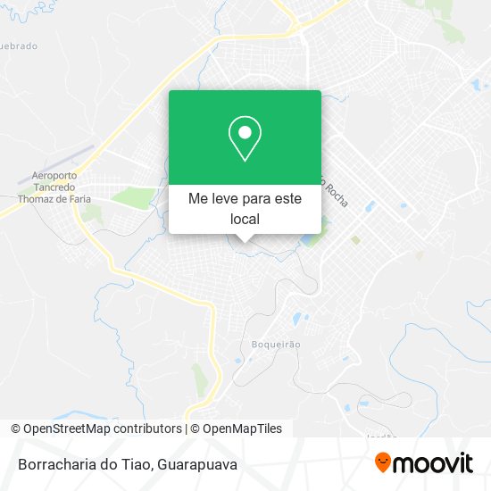 Borracharia do Tiao mapa