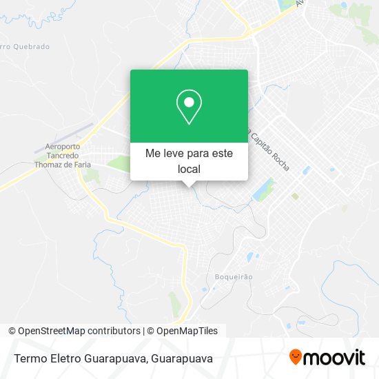 Termo Eletro Guarapuava mapa