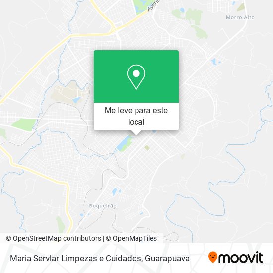 Maria Servlar Limpezas e Cuidados mapa