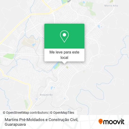 Martins Pré-Moldados e Construção Civil mapa