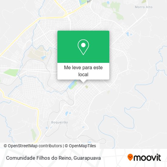 Comunidade Filhos do Reino mapa