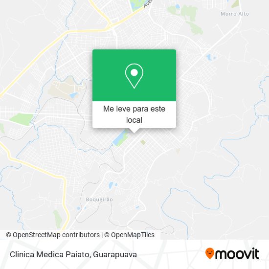 Clinica Medica Paiato mapa