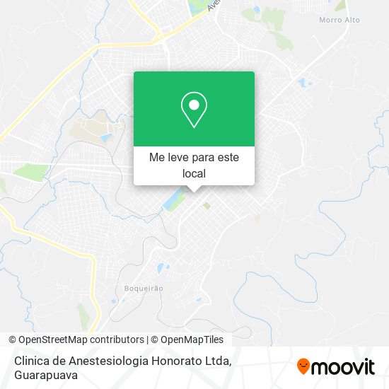 Clinica de Anestesiologia Honorato Ltda mapa