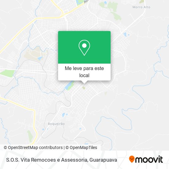 S.O.S. Vita Remocoes e Assessoria mapa