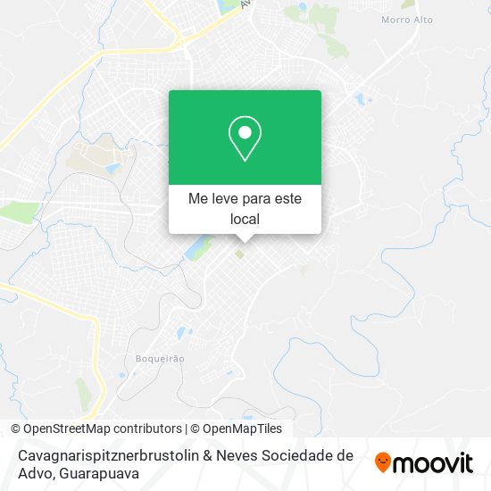 Cavagnarispitznerbrustolin & Neves Sociedade de Advo mapa