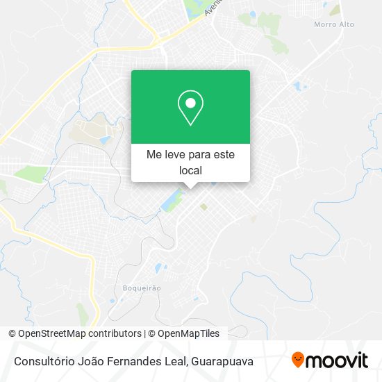 Consultório João Fernandes Leal mapa