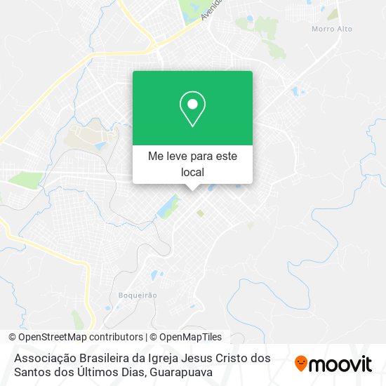 Associação Brasileira da Igreja Jesus Cristo dos Santos dos Últimos Dias mapa