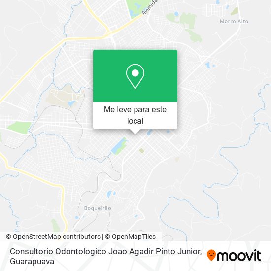 Consultorio Odontologico Joao Agadir Pinto Junior mapa