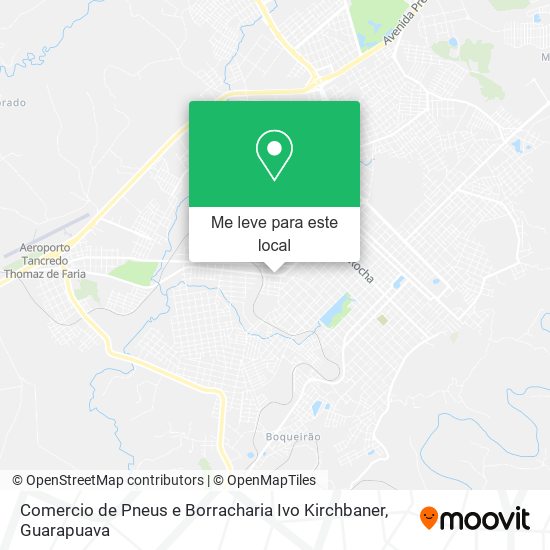 Comercio de Pneus e Borracharia Ivo Kirchbaner mapa