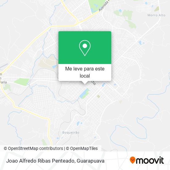 Joao Alfredo Ribas Penteado mapa