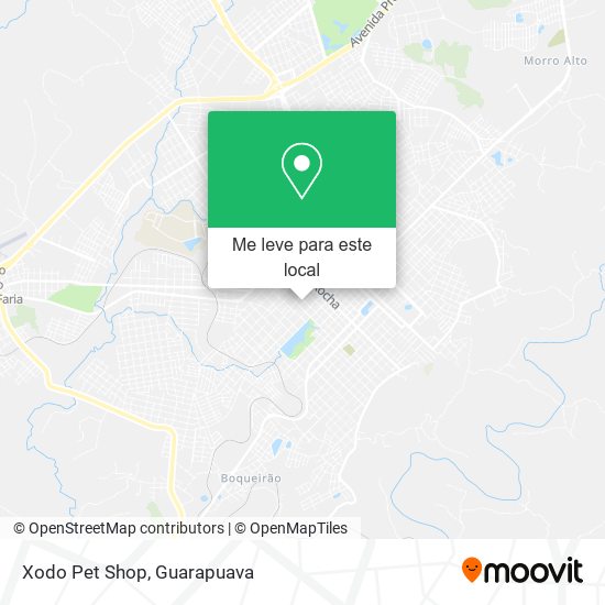 Xodo Pet Shop mapa