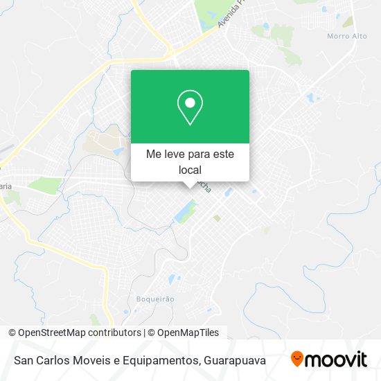 San Carlos Moveis e Equipamentos mapa