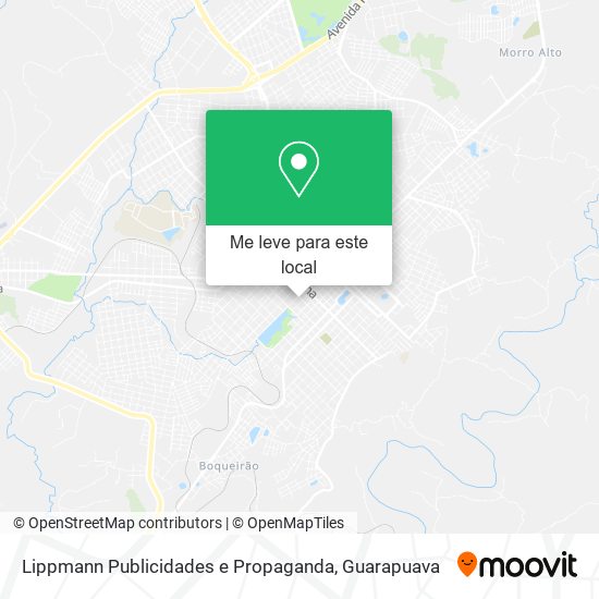 Lippmann Publicidades e Propaganda mapa