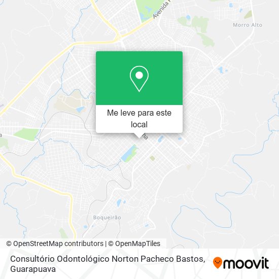Consultório Odontológico Norton Pacheco Bastos mapa