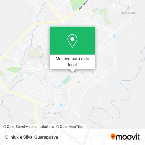 Oliniuk e Silva mapa