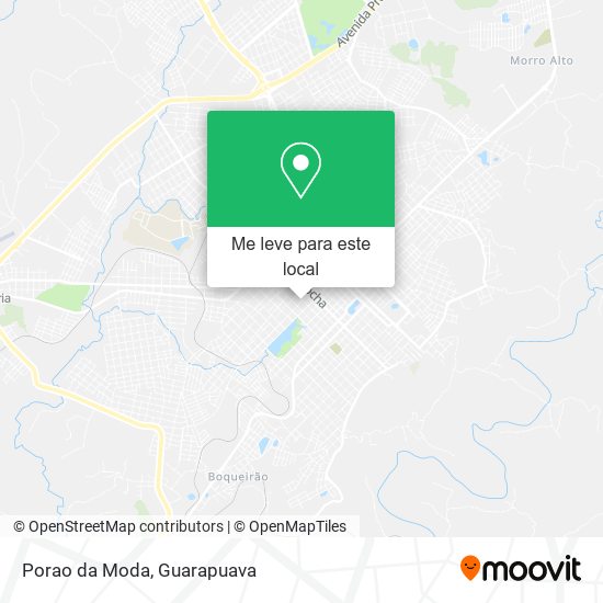 Porao da Moda mapa