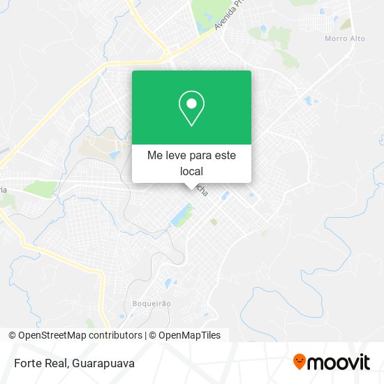 Forte Real mapa